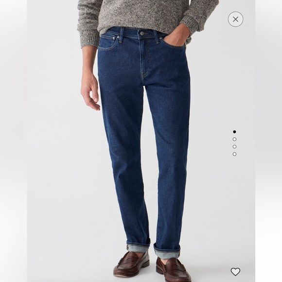 NWT - J.Crew 770 Straight Fit Stretch Jean -Deep blue medium wash - 30/30 - Picture 4 of 4